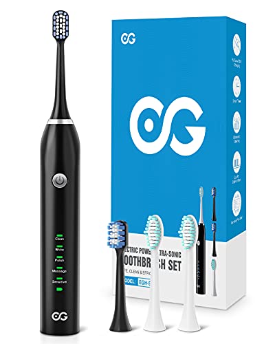 Cepillo de dientes eléctrico con 4 cabezales