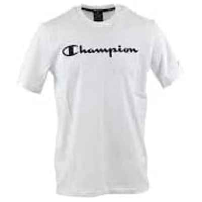 Champion American Classics Big Logo S/S, Camiseta, para Niños, Blanco, 3-4 Años