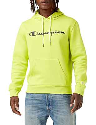 Champion Legacy Classic Logo, Sudadera con Capucha Hombre, Amarillo Azufre (Yellow Sulfur), M