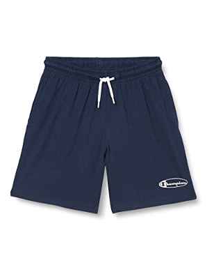 Champion Legacy Graphic Shop Small Logo Pantalones Cortos, Azul Marino, 5-6 Years Niños y niños