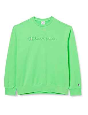 Champion Rochester 1919 Logo Crewneck Sudadera, Verde Menta (Sgb), M para Hombre