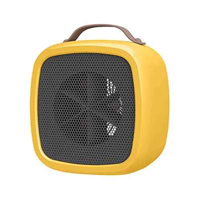 Cincobebé Calefactor Eléctrico Portátil Bajo Consum, Triple Sistema de Seguridad | Protección Sobrecalentamiento & Antivuelco, Termostato y 2 Modos, Diseño Elegante y Compacto, Verde.