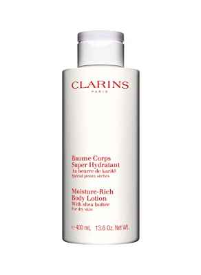 Clarins Loción Corporal Humectante con Manteca de Karité para Pieles Secas, 400 ml