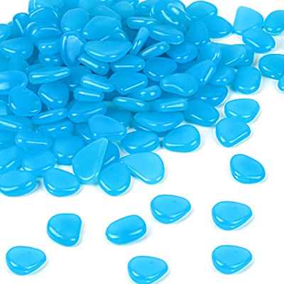 clleylise Piedras Luminosas Jardín,300 Piezas Piedras para Macetas, Piedra Acuario Decoracion,Piedras Decorativas para Jarrones,Piedras Brillantes y Piedras Decorativas para Decoracion Jardin