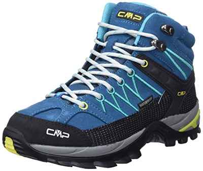 CMP Rigel Mid Wmn Trekking Shoe WP, Zapatillas Mujer, Deep Lake/Baltic, 37 EU