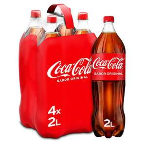 Coca-Cola Sabor Original - Refresco de cola - Pack 4 botellas 2L