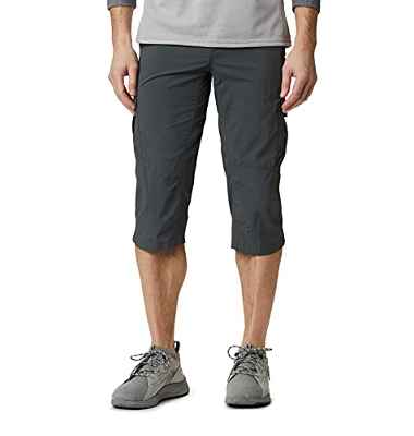 Columbia Silver Ridge II, Pantalones Capri, Hombre, Gris (Grill), Talla W34/L19