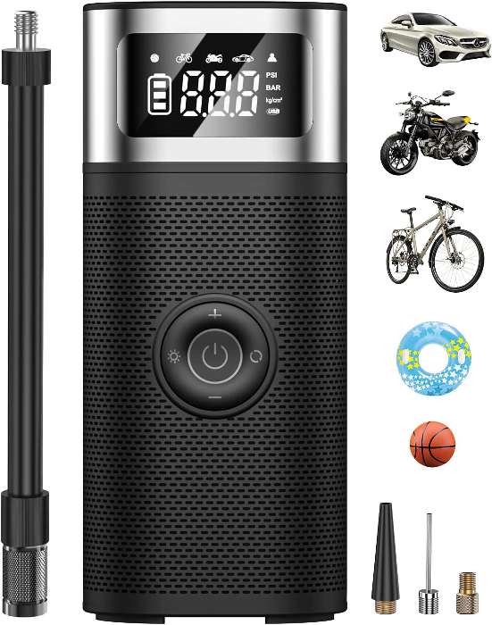 Compresor de aire eléctrico portátil 6000mah