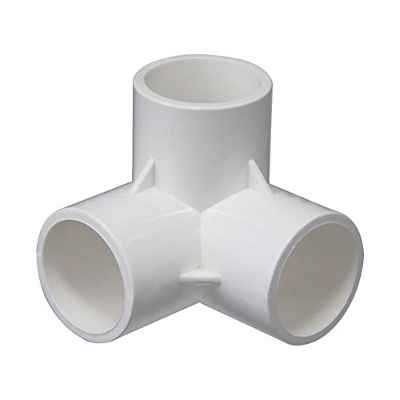 Conectores de muebles Accesorios de PVC Tees DIY 20mm 25mm 32mm Riego Hogar 40mm 50mm Herramienta Jardín Tubo Tres Dimensiones Agua (32mm)