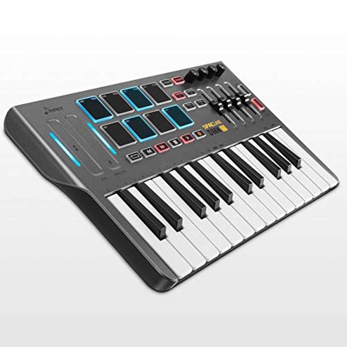 Controlador de Teclado MIDI DMK25 Mini