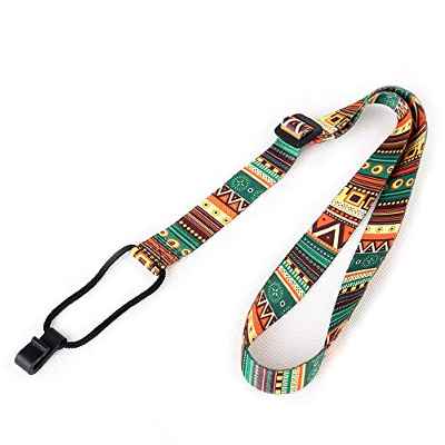 Correa para ukelele, estilo étnico correa ukelele soprano , con clip correa ukelele concierto, duradera ajustable, correa para el cuello para ukelele hawaii