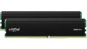 Crucial Pro RAM 64GB (2x32GB) DDR4 3200MT/s (o 3000MT/s o 2666MT/s) Kit de Memoria de Escritorio CP2K32G4DFRA32A