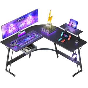 CubiCubi Escritorio de Esquina Gaming Gamer - 130*130 cm Mesa en Forma L