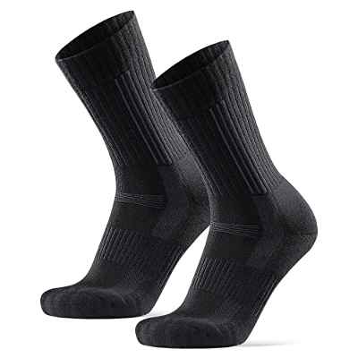 DANISH ENDURANCE Calcetines Premium de Senderismo 2 Pares (Negro, EU 35-38)