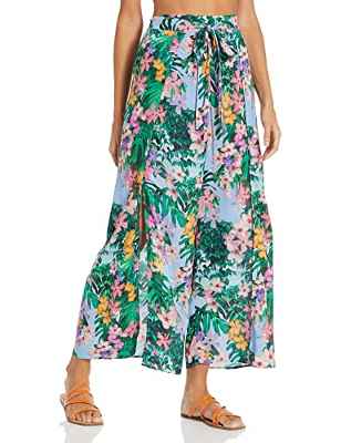 Desigual Pant_Laurel Swimwear Cover Up, Multicolor, S para Mujer