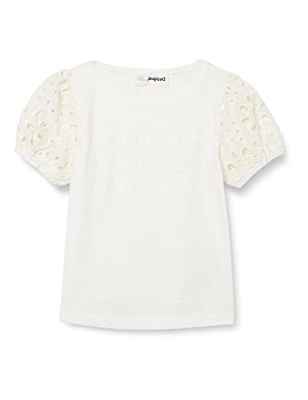 Desigual TS_Castello Camiseta, Blanco, 11-12 Años para Niñas