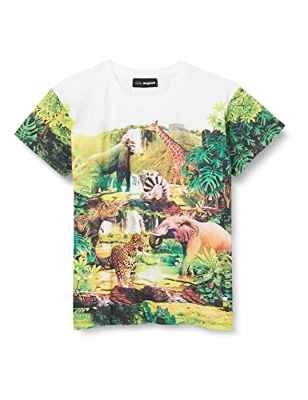 Desigual TS_Fresa Camiseta, Green, 2021-03-04T00:00:00.000Z para Niños