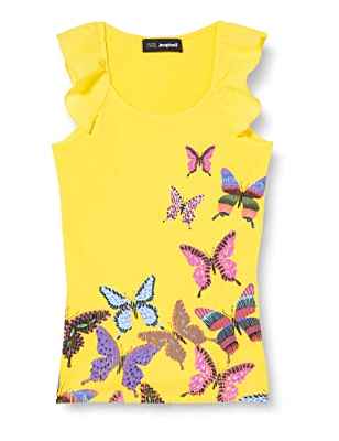 Desigual TS_Lawrence Camiseta, Yellow, 13/14 Chicas