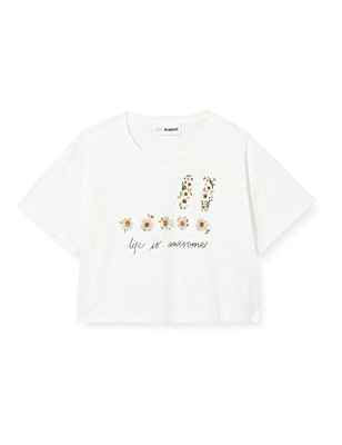 Desigual TS_Swanson Camiseta, White, 2021-11-12T00:00:00.000Z Chicas