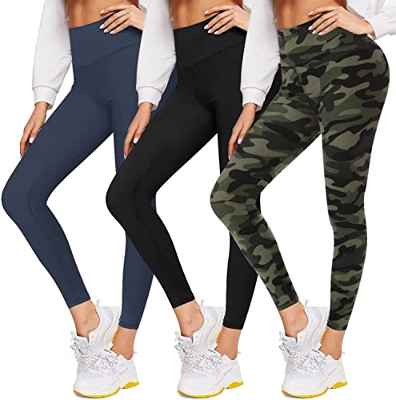 Diu Life Leggings de Entrenamiento para Mujer, Talle Alto, sin Costuras, para Yoga, atlético, no se ve a través de Pantalones de Yoga A1-Negro L/XL