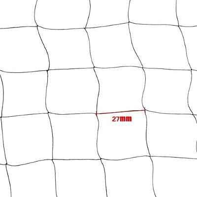 DIYARTS Extra Red Fuerte contra Pájaros Netting Jardín Nylon Huerto Cultivo Fruta Protección De Planta De Malla Negro 2.7 * 2.7 Cm Agujeros (20 * 4m)
