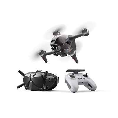 DJI FPV Combo Care Refresh Auto-activated- Drone, Quadcopter, OcuSync 3.0 HD Transmisión, 4k Vídeo, Experiencia de Vuelo Inmersiva, Súper Gran Angular de 150°, Con Care Refresh