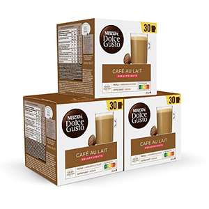 Dolce Gusto NESCAFÉ Café con Leche, descafeinada - x3 pack de 30 cápsulas - Total 90 cápsulas