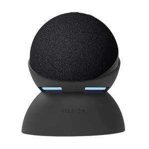 Echo Dot (5.ª generación, modelo de 2022), Antracita + base de batería, Negro (22,37€ devolviendo base de carga)