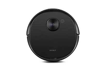 ECOVACS DEEBOT T9 AIVI Robot Aspirador con Sistema de fregado, Limpieza en 4 etapas y Cepillo antienredos, AI, 3000 PA, detección de obstáculos 3D, batería de 180 min, Alexa, Negro