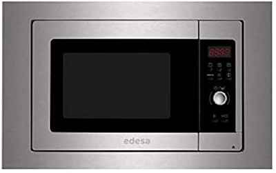 EDESA, Microondas Marco Encastre Integrado, Modelo EMW 2020-I-X, Capacidad de 20 litros, 5 Niveles de Potencia, Acabado en Acero Inoxidable