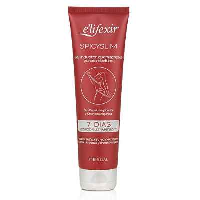 Elifexir - Gel Inductor Spicyslim | Crema Quemagrasas Potente | Elimina Grasa Localizada | Zonas Rebeldes | Resultados Visibles en 7 Días | Mostaza Orgánica y Capsicum Picante - 150ml