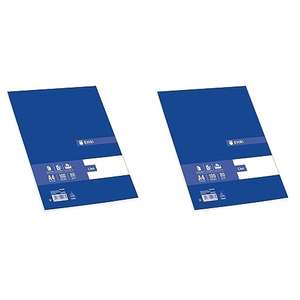 Enri - Folios A4, Recambio 100 Hojas Blancas Lisas, 80 gr (Paquete de 2)