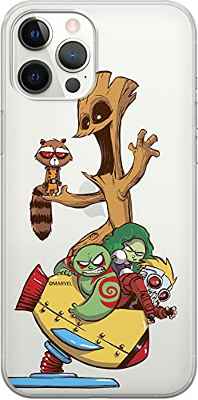 ERT GROUP Funda Original y con Licencia Oficial de Marvel para iPhone 12 Pro MAX, Forma óptima del Smartphone, a Prueba de Golpes