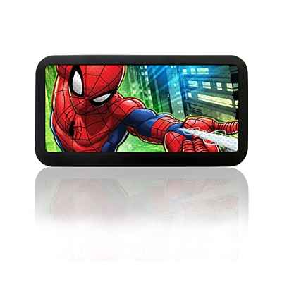ERT GROUP Patrón de Marvel con Licencia Spider Man 001 Altavoz Bluetooth, Altavoz portátil de 3 W, micrófono Integrado y Radio FM, Ranura para Tarjeta Micro SD, batería Recargable