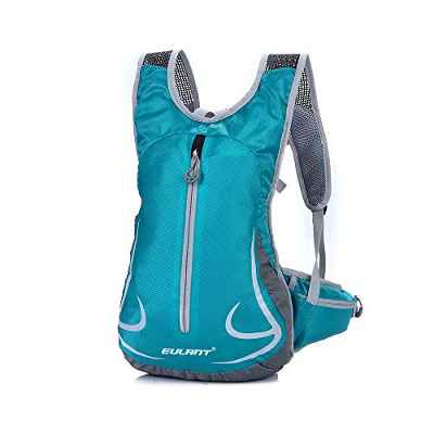 EULANT Mochilas Senderismo Pequeña, 14L Mochila Correr, Ligero Mochila de Bicicleta Reflectante, Mochila Deportes para Acampar Caminar Viajar Gym Escuela Pesca Trekking Bici,Verde