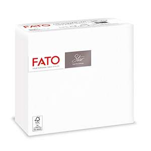 Fato - Servilletas de Papel Desechables Suaves y Esponjosas, Paquete de 40 Servilletas Dobladas en 4 y con 2 Capas