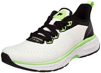 Fila EXOWAVE Race WMN, Zapatillas para Correr Mujer, Blanco, Verde neón, Negro, 36 EU