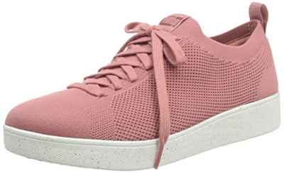 Fitflop Rally e01 Multi-Knit Trainers, Zapatillas Mujer, Warm Rose, 39 EU