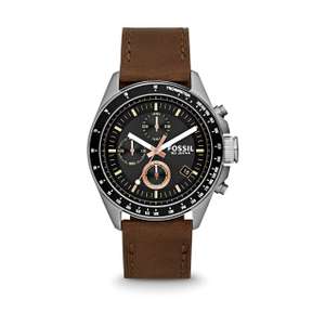 Fossil Reloj para hombre Decker, movimiento cronógrafo de cuarzo de 44 mm