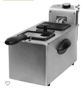 Freidora eléctrica CleanFry 3000 Full Inox. 3L, acero inoxidable, filtro OilClean, 2180W de potencia, tapa con ventana de visión