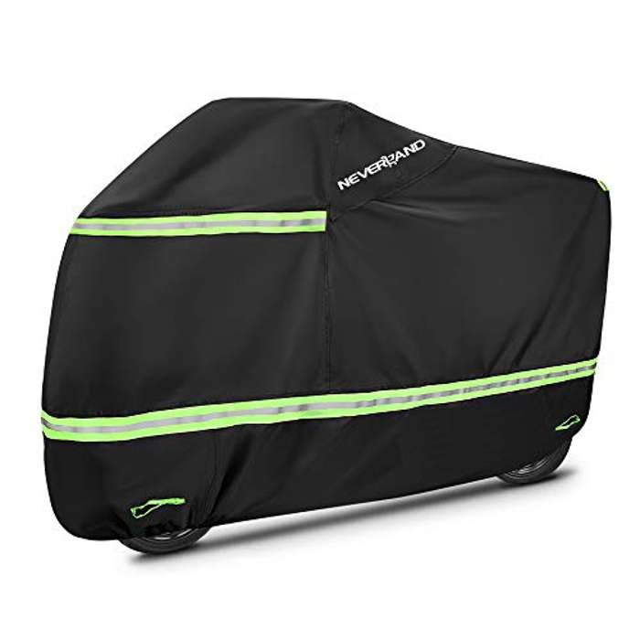 Funda para moto tela impermeable con banda reflectante