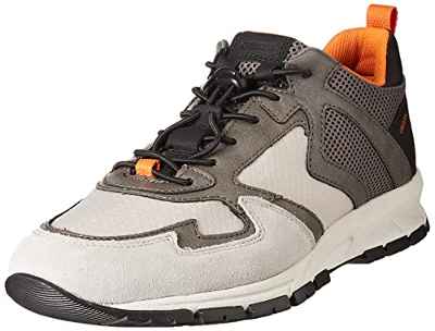 Geox U DELRAY, Zapatillas, para Hombre, (Gris Lt Grey), 42 EU