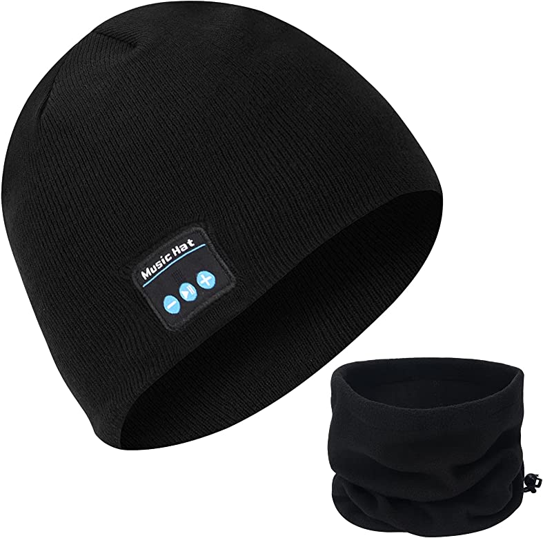 Gorro con auriculares Bluetooth + braga