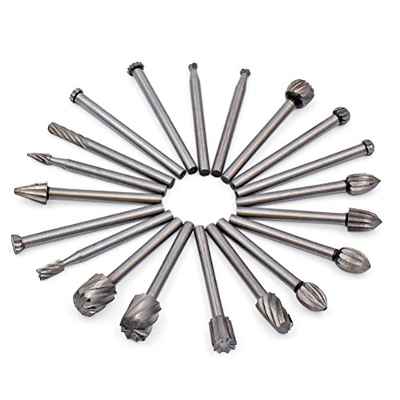 GOXAWEE 20 Piezas Fresas HSS Encaminamiento Router Bits Madera Fresado Fresas 3 mm Broca para Dremel/Accesorios para Herramientas Rotatorias/Bricolaje, Carpintería, Herramientas de Grabado