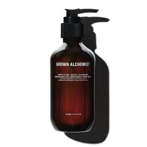 Grown Alchemist Gel Limpiador Facial Suave: Suave para Todo Tipo de Piel - Reduce el Tamaño de los Poros y las Manchas de la Edad - 200mL