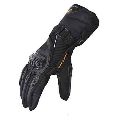 Guantes Moto Invierno Impermeable Pantalla Táctil Guantes Protectores de Motociclismo Dedo Completo para Invierno