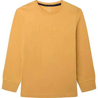 Hackett London Hackett Ldn Ls Tee, Camiseta Niños, Honey Gold, 13 años