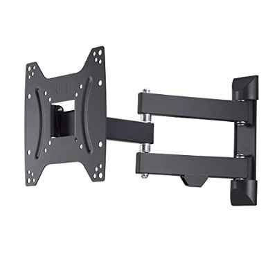 Hama | Soporte de Pared para televisores de 19 a 48" (2 Brazos, Giratorio 180°, inclinable +5°/-12°, para televisores de hasta 20kg, VESA 200 x 200, Extensible), Color Negro