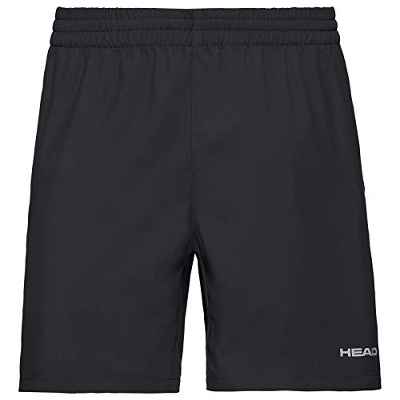 HEAD Pantalones cortos Club para hombre, Negro, M