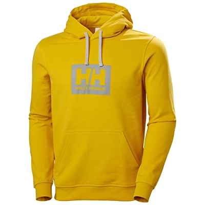 Helly Hansen Hh Box Hoodie, Camisa Hombre, Marrón, S